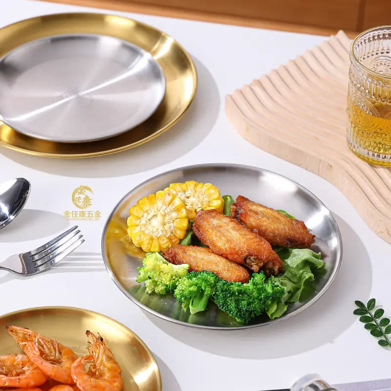 Stainless Steel Korean-style Plate